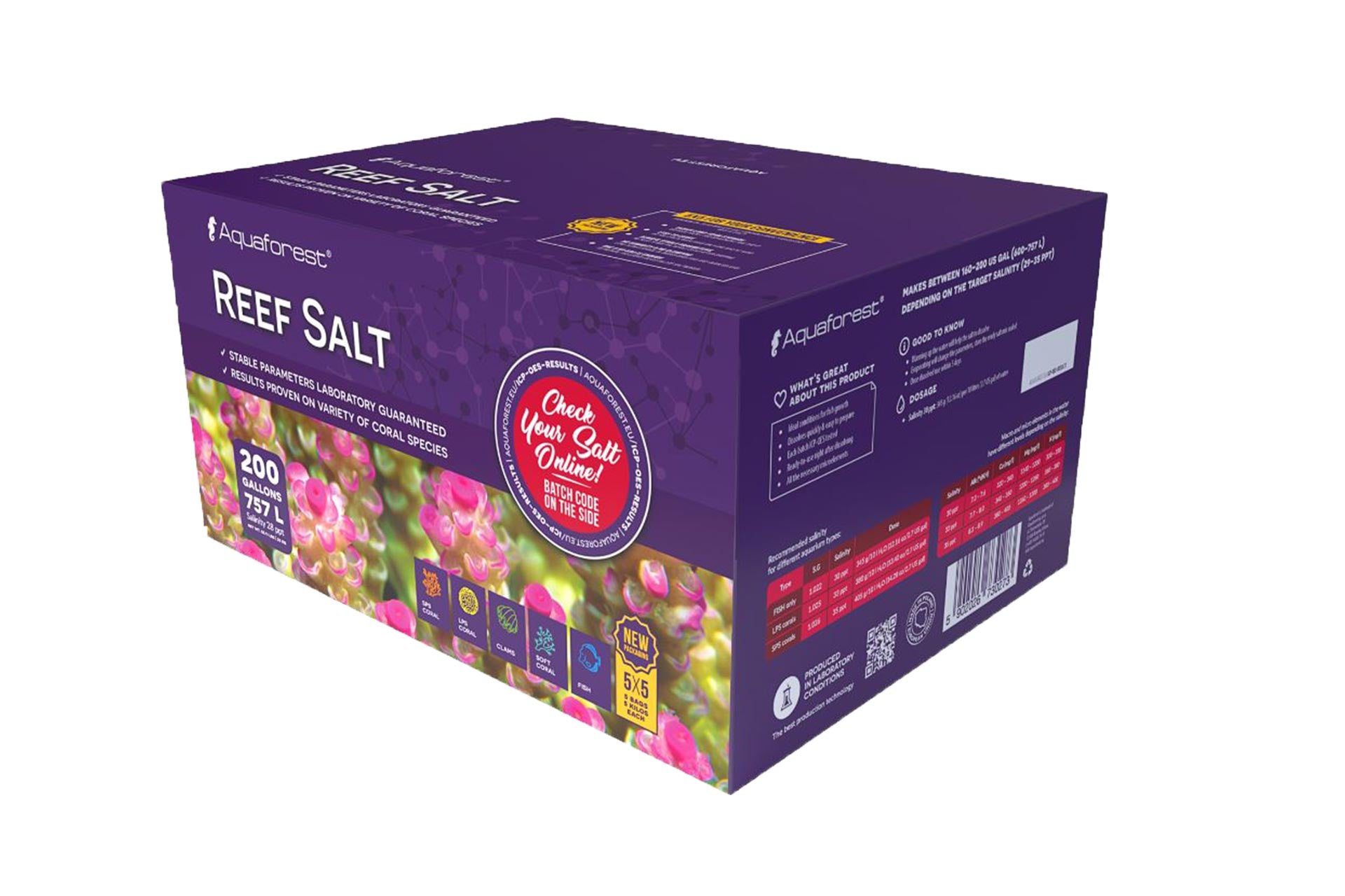 Aquaforest Reef Salt kopen | Zout voor zeewateraquarium AquaForest