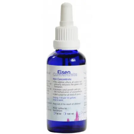 Korallen-Zucht Iron Concentrate - 50ml voor zeewateraquarium