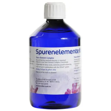 Korallen-Zucht Trace Element Complex - 500ml voor zeewateraquarium