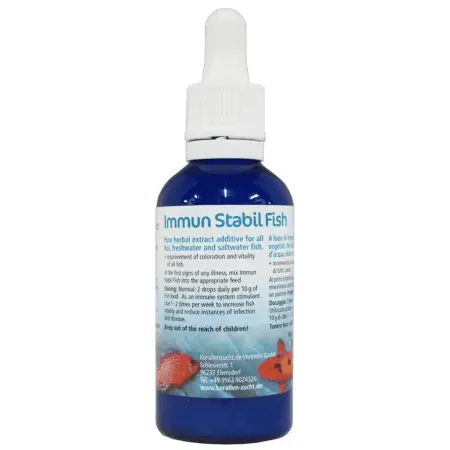 Korallen-Zucht Immun Stabil Fish - 50ml voor zeewateraquarium