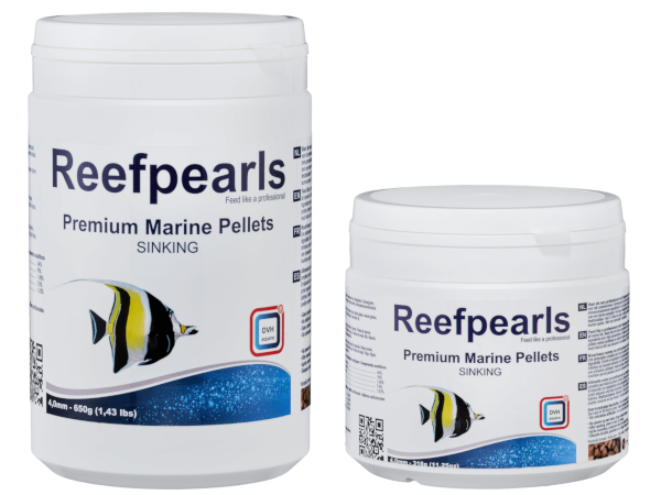 ReefPearls 4.0 mm – Sinking Pellets voor grote rifvissen ReefBucket