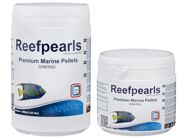 ReefPearls 6.0 mm – Grote Sinking Pellets voor zeewatervissen ReefBucket