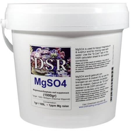 DSR MgSO4+ kopen – Magnesiumsulfaat voor perfecte Ca/KH balans DSR