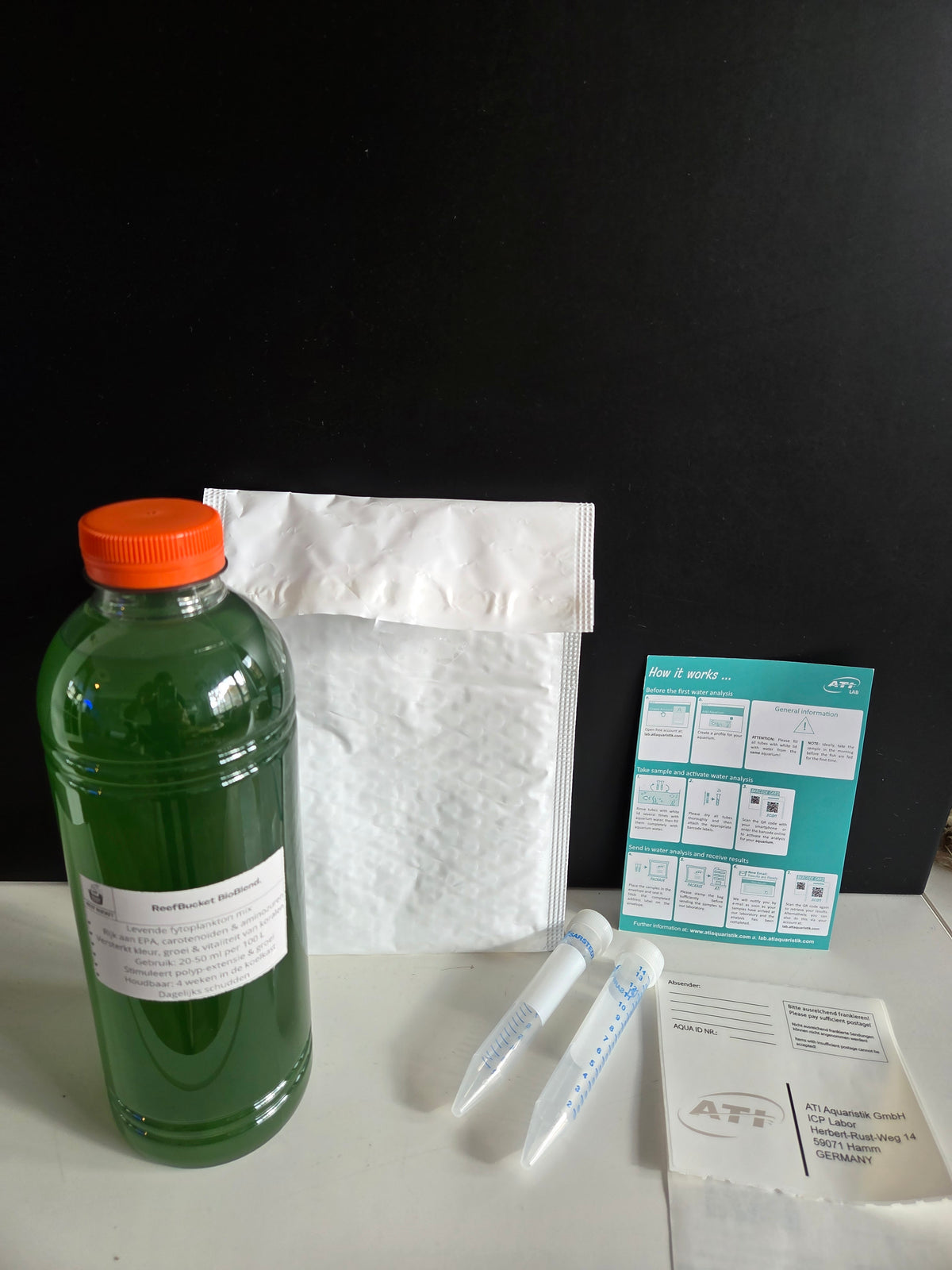 ReefBucket BioBlend + ATI ICP Basic – Complete Rif Combi voor Voeding & Analyse ReefBucket