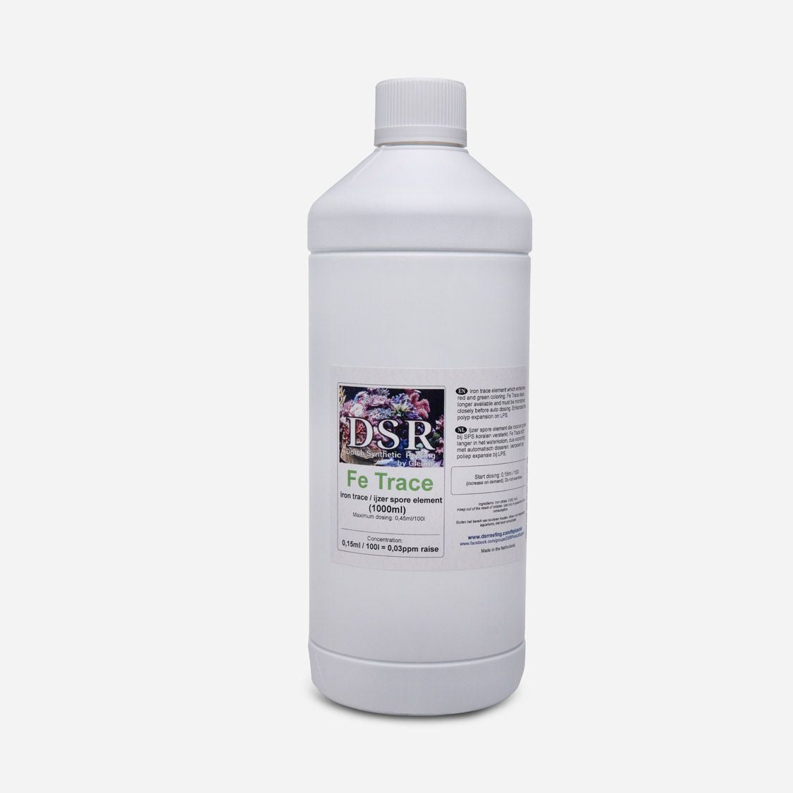 DSR Fe Trace kopen – IJzer (Iron) voor kleur & algengroei rif DSR